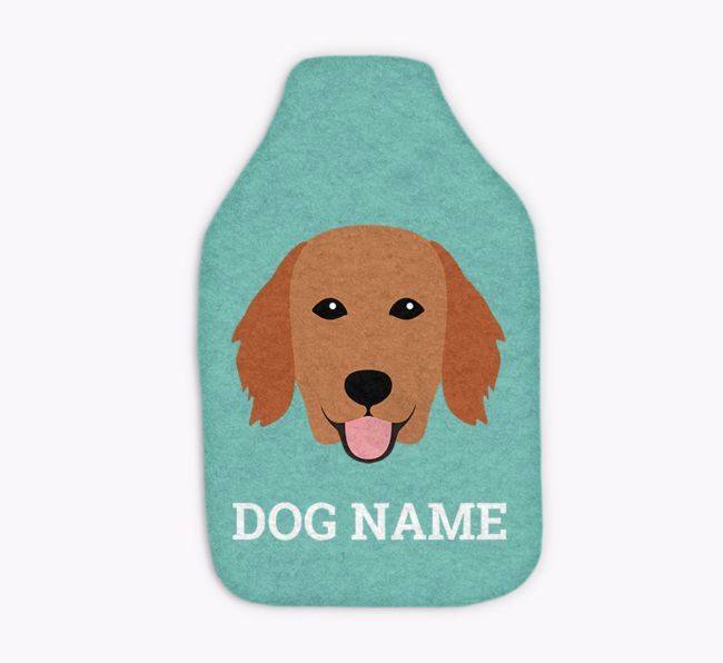 Name And Icon: Personalised {breedFullName} Hot Water Bottle